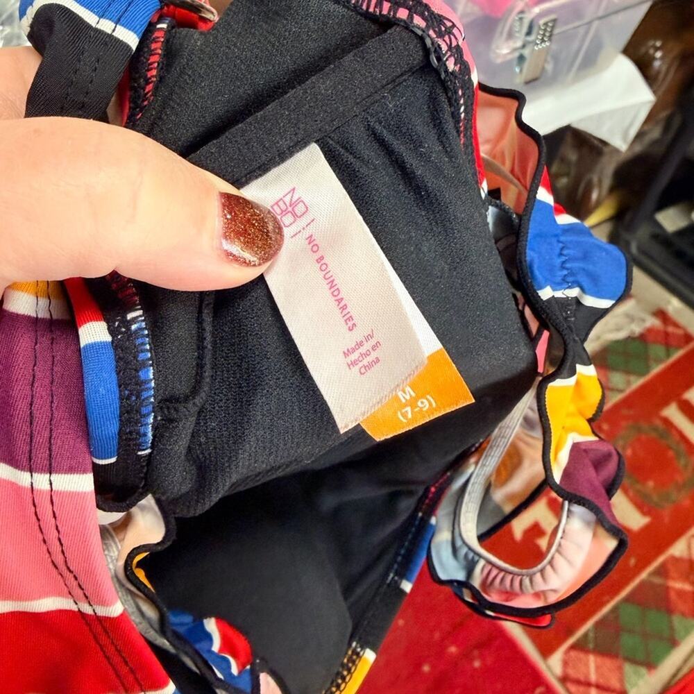 Colorful Striped Bikini Top - Picture 3 of 4